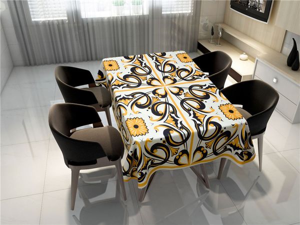 

mandala theme table cloth antifouling oil-proof waterproof non-slip table cloth home l restaurant bar must designer table cloth