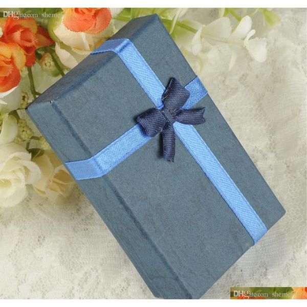 

wholesale-multi-color 8 x 5 x 2.5cm jewelry ring earring watch necklace small large carton present suqare gift box case wzruv qawhq, Slivery;golden