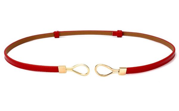 

мода женщины cummerbunds золотой круг пряжки пояса горячие pu кожаные ремни для женщин тонкие настройки ремень вечеринка женское платье черн, Black;brown