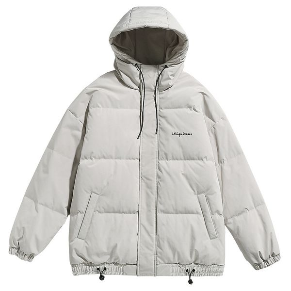 

2020 men's winter puffer jacket new windbreaker padded for men women warm hooded thicken cotton oversize couple coat c1212, Black