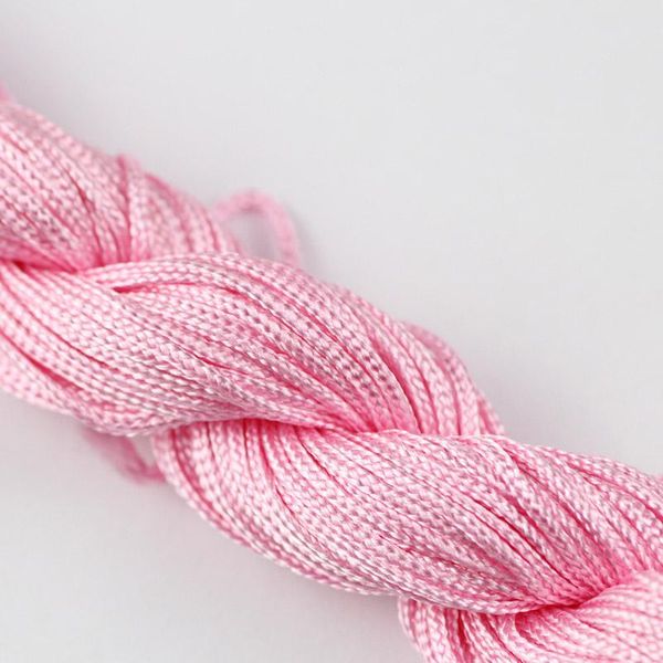 

jhnby 1мм сатин rattail бисероплетение нейлон китайский узел плетеной веревки шнура thread струнные diy ожерелья браслеты изготовление ювели