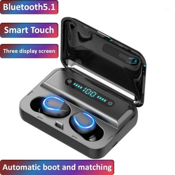 

tws f9 earphones wireless headphones bluetooth earphone 8d touch headset music earbuds sport ear buds bass ear phones with mic1