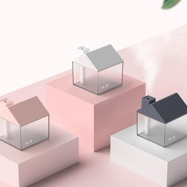 

3 в 1 usb house house увлажнитель 250 мл ультразвуковой воздушный туман производитель портативный аромат эфирным маслом диффузор цвет ночной