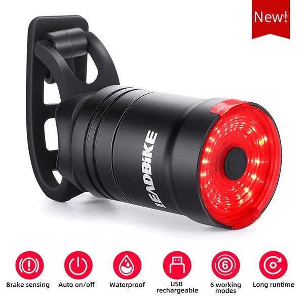 

bike lights bicycle smart auto brake sensing light ipx6 waterproof taillight usb rechargeable cycling led rear mtb accessories1