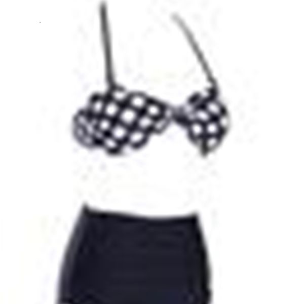 

bikinis swimsuits wholesale-new two piece 2015 vintage cutest pin up swimwear swimsuit high waist bikini set women bathing suits, White;black