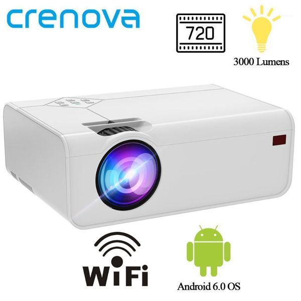 

projectors crenova mini led projector a13 (android optional a13c) 1280*720p with wifi bluetooth 3d video support 4k home cinema1