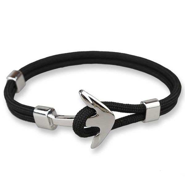 

модные цвета серебра выживания rope цепи navy blue anchor шарм браслеты и браслеты мужчины женщины подарок спорт крючки navy style jllwuz dh