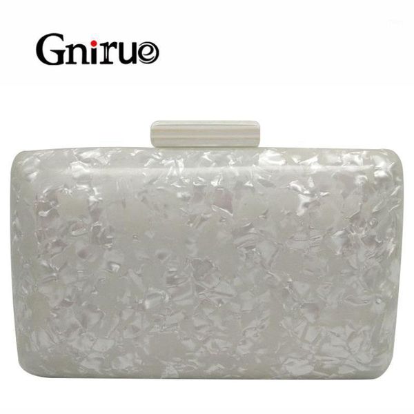 

evening bags woman acrylic wallet brand fashion small wedding handbag luxury marble white solid eveningbag party prom casual clutch1