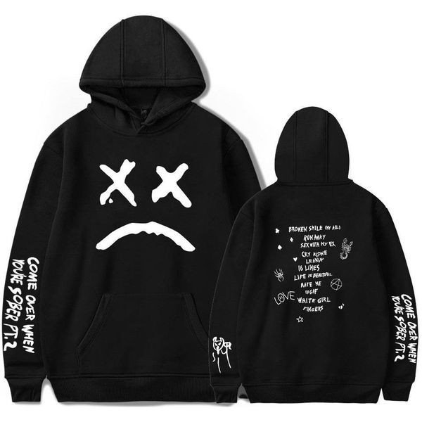 

new men hoodie lil peep print keep warm women black hoodie leisure boy/girl soft cotton lil peep hoodies sweatshirts