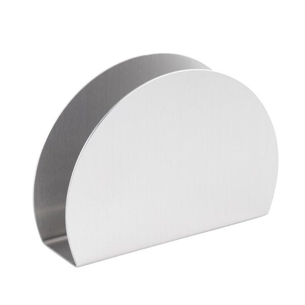 

tissue boxes & napkins 1 pc napkin holder semicircle vertical serviette stand storage rack for restaurant