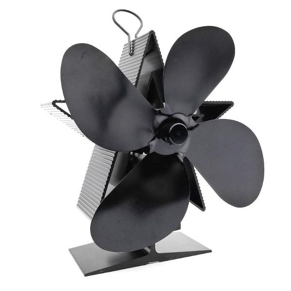 

thermal power fireplace fan heat powered wood stove fan log wood burner ecofan four-leaf fans efficient heat distribution
