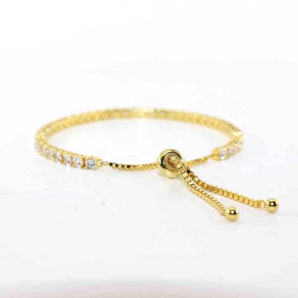 

14k gold tennis bracelet adjustable cz bracelet tennis diamond bracelets tennis 2mm m, Golden;silver