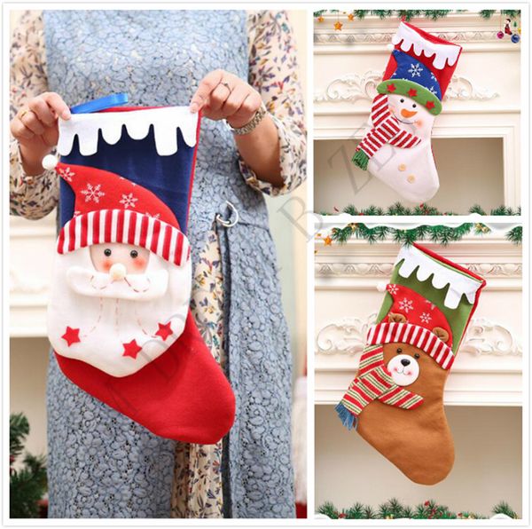 

r9xacreative stockings santa decor ornament party decorations christmas stocking candy socks bags xmas gifts bag
