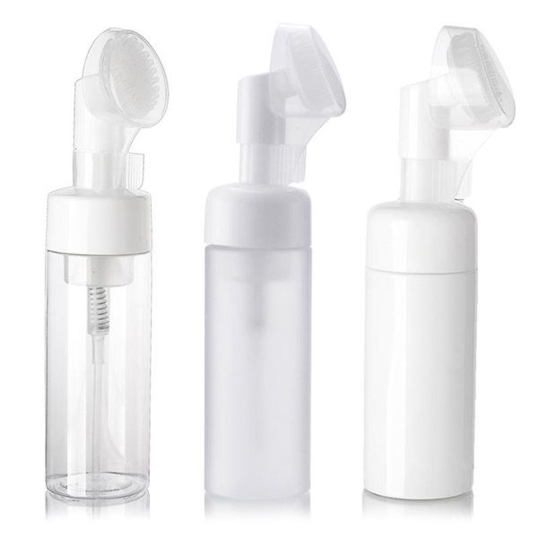 

150ml transparent soap foaming bottle portable travel pump dispenser facial cleanser foam maker bottle for cosmetics