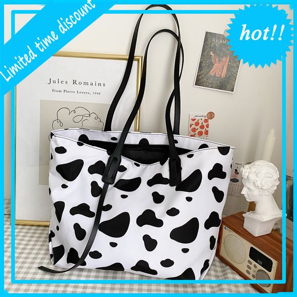 

korean ins classic cow messenger bag