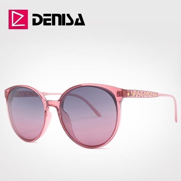 

sunglasses denisa 100%uv400 polarized round oversized women 2021 vintage driving glasses sun for g29904, White;black