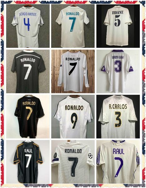 

retro classic real madrid soccer jerseys zidane 1997 1998 1999 2000 02 03 04 05 07 08 2010 2011 2012 2014 2015 16 17 retro football shirt, Black;yellow