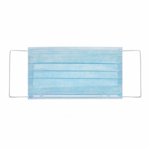 

non-woven protected face disposable 3-ply masks health mask, (blue-10pcs) t7gi