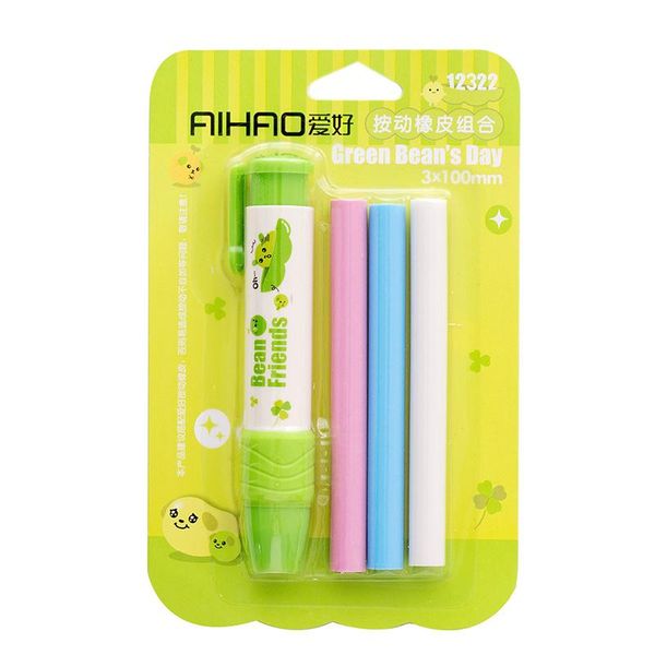 

color rubber core press eraser set school student stationery pencil eraser easy to use don't dirty hands h wmtsdv