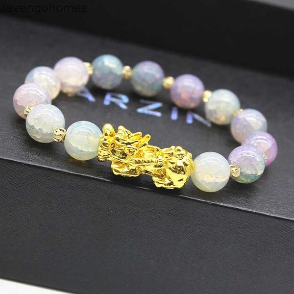 

plated color preserving men's and women's gold money making lovers' bracelet imitation jade pulp agate beads new live br, Silver