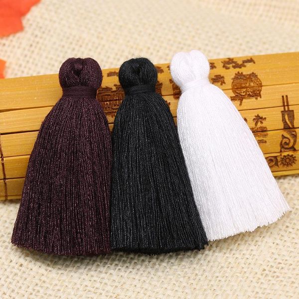

20pc 6cm mini cotton thread tassel diy pendant jewelry curtain garments decorative accessories key bag pendant craft tassels h jllrlo