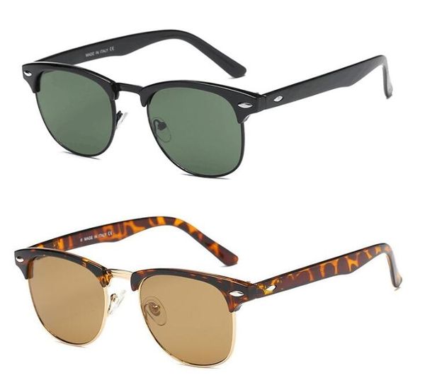 

2020 brands sunglasses vintage pilot sun glasses uv400 mens womens men women ben glass bain lenses with case, White;black