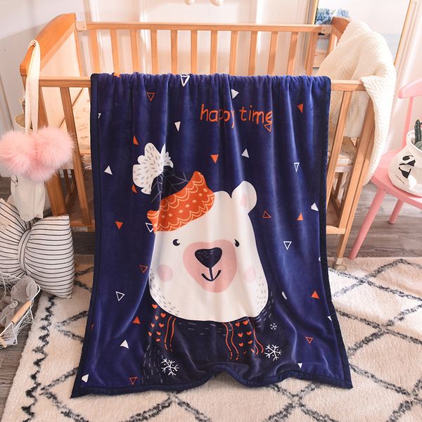 

kids blankets flannel duck/cat/dogs/ styles warm cartoon blankets smooth flannel blankets baby bedding swaddling blanket 100*140cm 108 j2