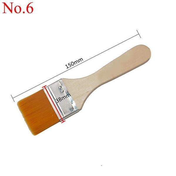 

12 nylon hair wood dust cleaner soft cleaning brush painting mobile phone computer keyboard pcb clean brushes repair q bbybyi