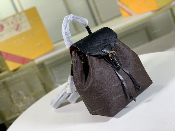 

montsouris m45397 bags leather mens flower women pattern m45410 leather backpacks purse letter embossed backpack m45205 montsouris bb m ofnk, Red;black