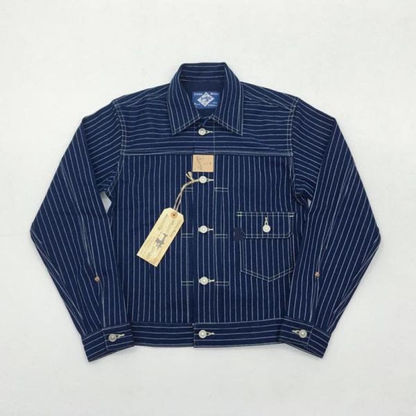 

wabash indigo stripes 506xx 1st selvedge jean jaqueta jeans from workwear men r1rm, Black;brown
