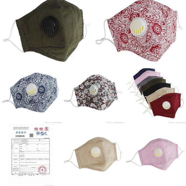 

reusable anti-dust dhl face pm2.5 mask masks washable valve protective cotton face masks ck6gq 4m4p