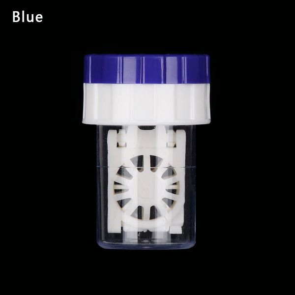 

1pc fashion mini candy color contact lens case manual rotatable glasses lenses box soaking box glasses clean holder container h bbyeyo