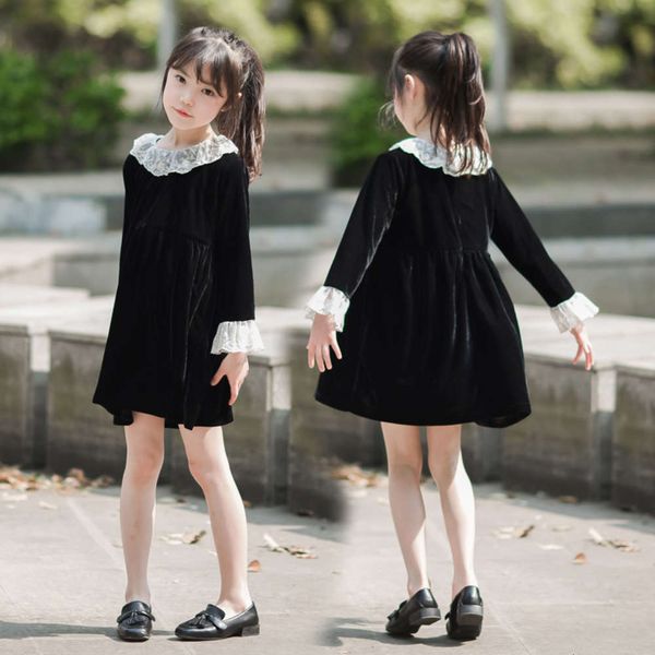 

children's long sve and drs in autumn winter z1iq, Red;yellow