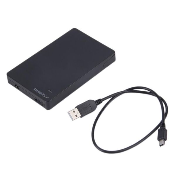 SETAY SSBOX 02502 Plug in USB 2.0 SATA HDD SSD SSD Caixa externa 2.5 caixa móvel para 2,5 polegadas SATA HDD SSD drive