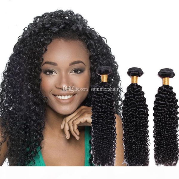 

brazilian afro kinky curly bundles 100% human hair extensions hair vendors brazilian hair weave deep curly bundles cabelo humano, Black