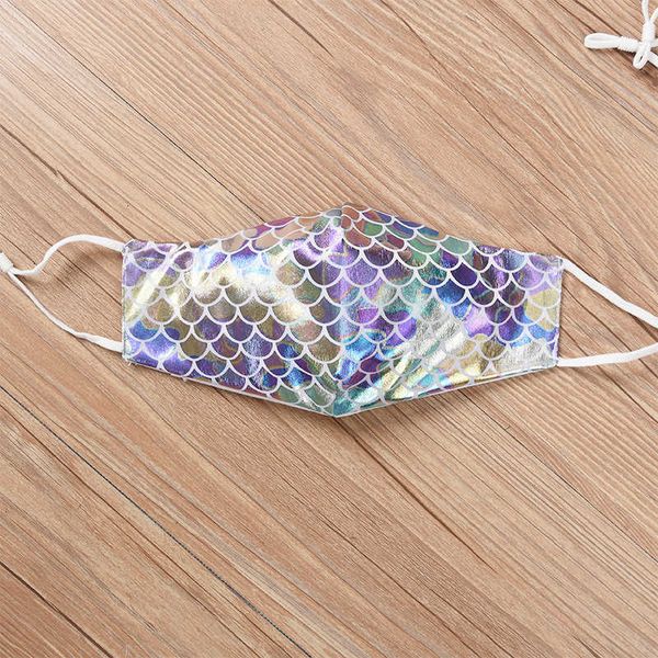 

scales sequins factory personality fish magic fashion face masks bling sequin washable soft cotton inside for wome