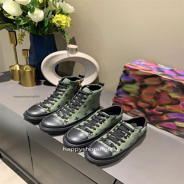 

2021 обувь высокого качества высококачественные кроссовки мужчины женщины платформа платформа кружева повседневная обувь бегун тренажи black