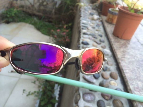 

фиолетовые красные поляризованные сменные линзы для juliet sunglasses lens (только линзы только на продаже) apenas vendas de lentes