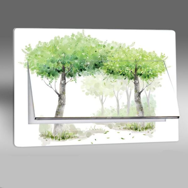 

customized distribution box stickers cover decorative meter box stickers weak current multimedia