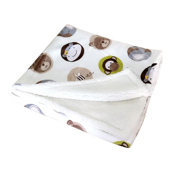 

plush baby blanket lightweight blanket for toddler white warm infant blanket