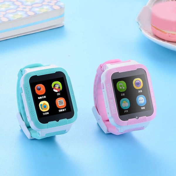

new children's telephone watch waterproof intelligent wifi multi function positioning boys and gir