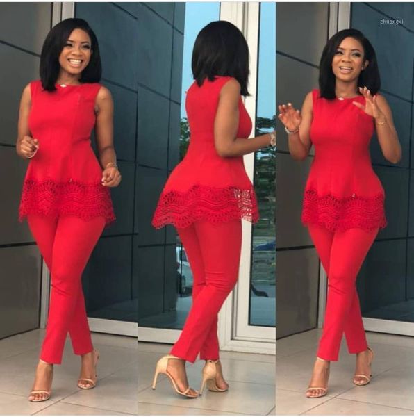 

2019 new arrival fashion style african women plus size suits1, Red