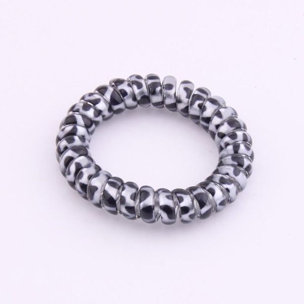 

lots size 5cm leopard telephone hair band headbands line rope women accessory lots 5pcs wmtosv, Silver