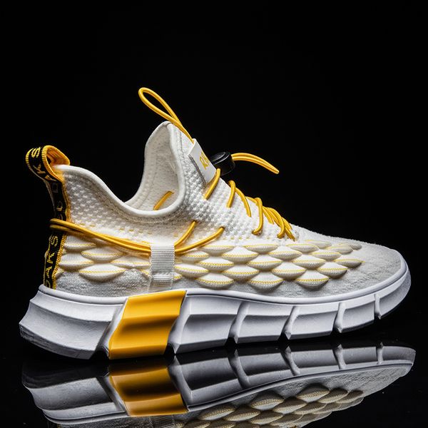 

причинные туфли мужчины дышащие воздушные сетки кроссовки мужские кружевные легкие туфли на открытом воздухе обувь обувь для мужчин черная о, Black