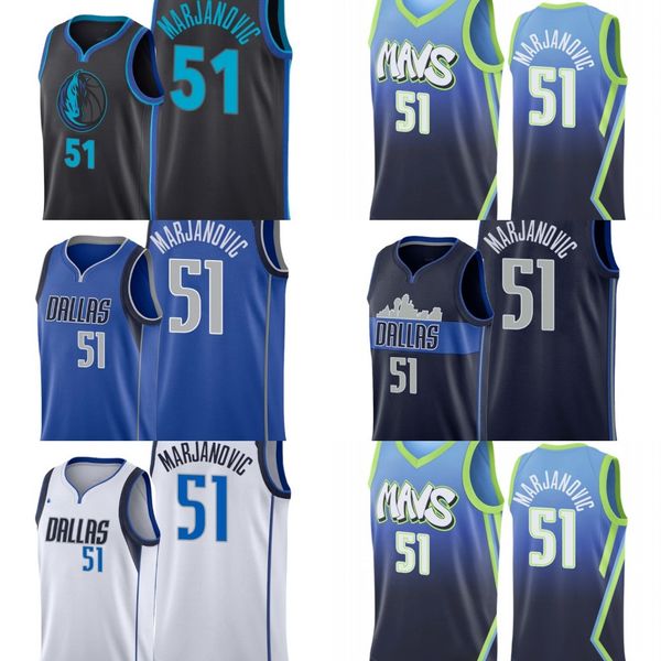 

dallas mavericks men boban marjanovic basketball jersey, Black