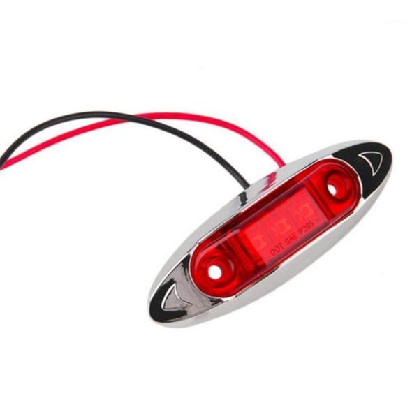 

1pc 24v 6 led side front marker indicators lights lamp truck trailer lorry1