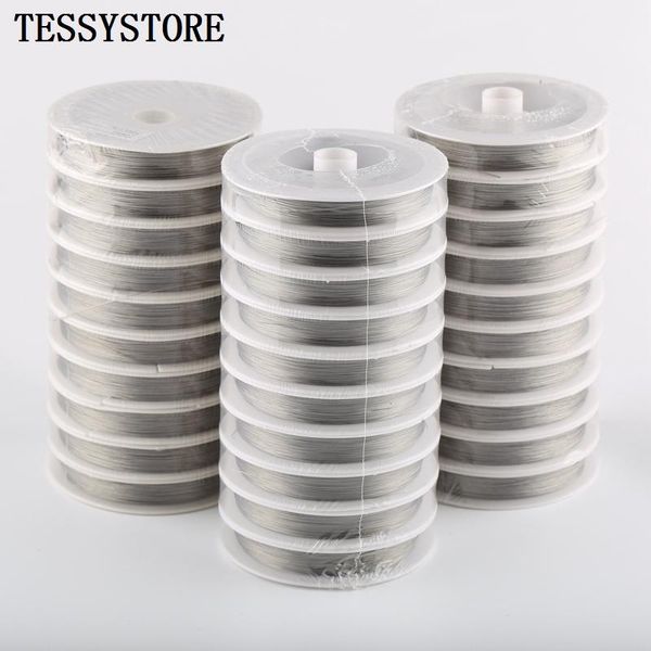 

фирма гладкая стальная проволока линейный шнур шнур нитью для diy ожерелье браслет ювелирных изделий делает wmtfcy bdegarden