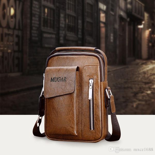 

2019 high briefcase leather creativevintage and men crossbody quality messenger travel causal shoulder bag genuine wallet umgej