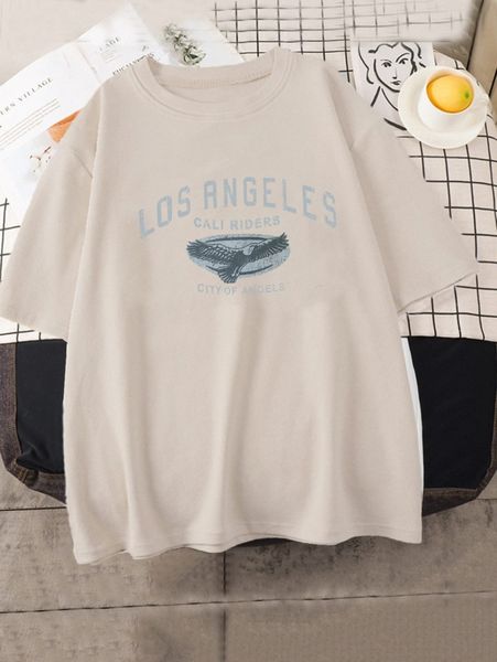 

eagle & letter graphic tee y4hm#, White