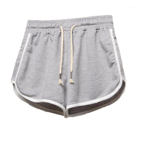

women's shorts summer korean casual loose woman's cotton large size elastic waist sportswear female wide leg short pants1, White;black